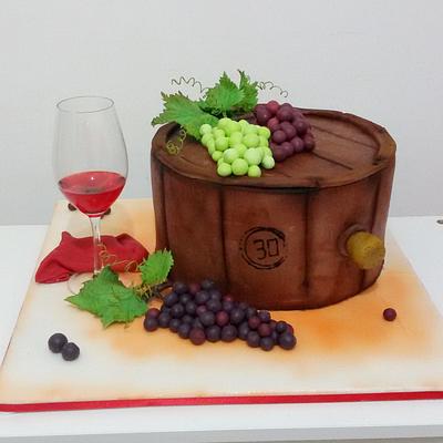 wine cake - Cake by Sabrina Adamo 