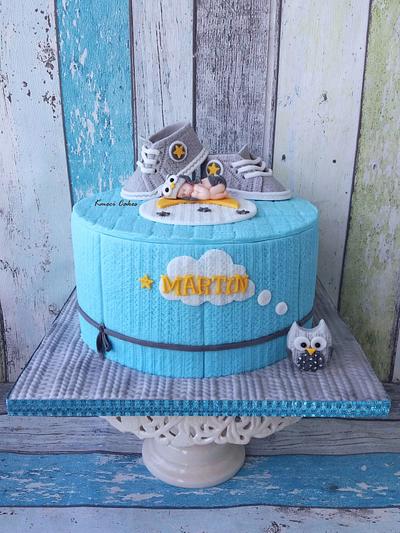 Baby Owl - Cake by Kmeci Cakes 
