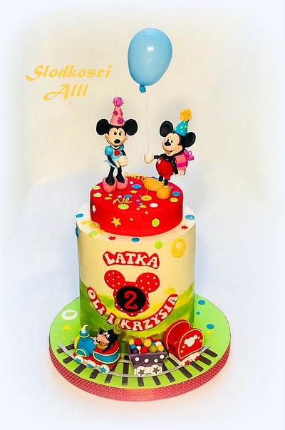Mickey and Minnie Mouse Cake - Cake by Alll 