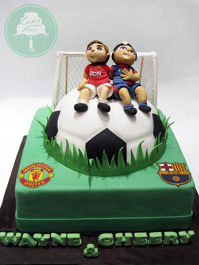 Soccer Buddies - Cake by Nicholas Ang