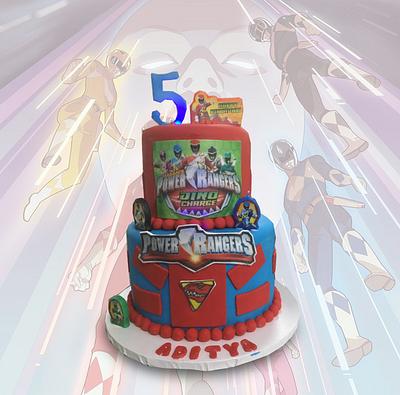 Power Rangers - Cake by MsTreatz