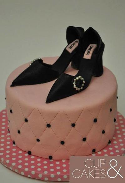 Dior Shoe Cake - Cake by Cup & Cakes