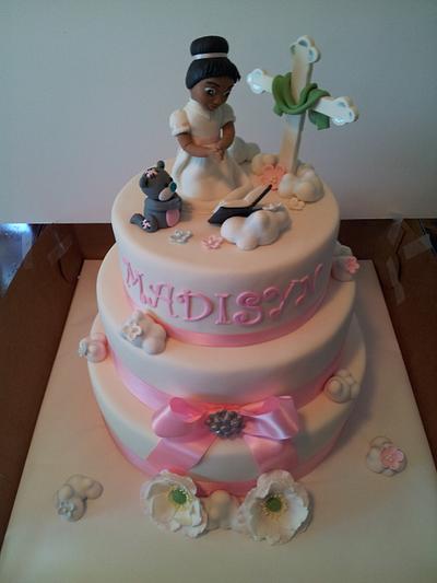 Baptism Cake - Cake by Kimberly Washington