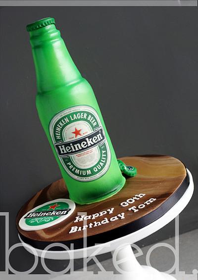 Heineken Larger Cake - Cake by Helena, Baked Cupcakery