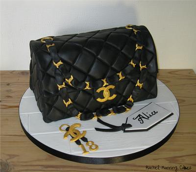 Chanel Handbag Cake - Cake by Rachel Manning Cakes