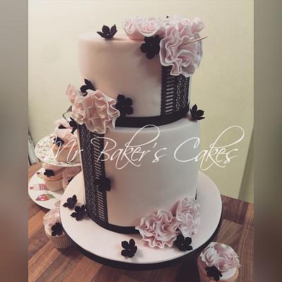 Lace and Ruffles - Cake by Mr Baker's Cakes