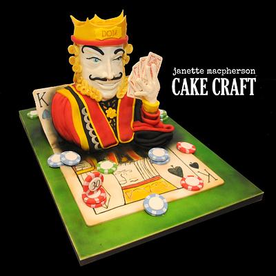 The Poker King - Cake by Janette MacPherson Cake Craft
