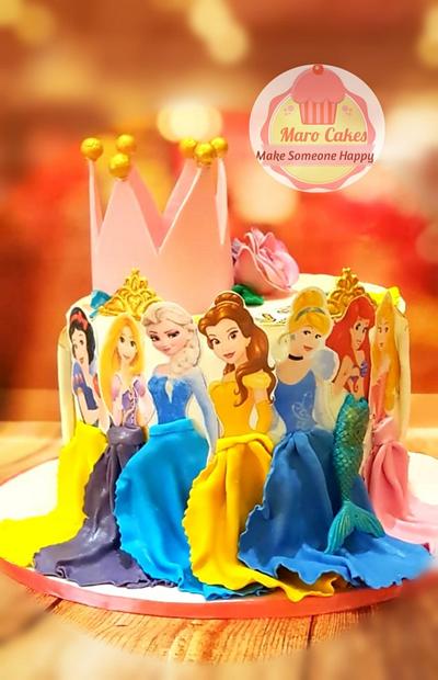 Disney princesses - Cake by Maro Cakes