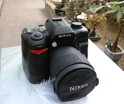 Nikon camera cake - Cake by JT Cakes