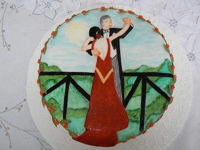 Ballroom cake #3 - Cake by Anita's Cakes