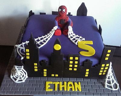 spiderman - Cake by Tracycakescreations