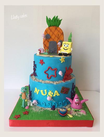 Spongbob cake - Cake by Llady