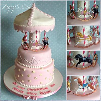 Rocking Horse Carousel  - Cake by Zoepop