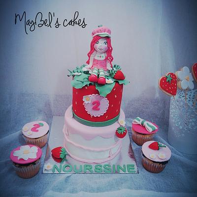 Strawberry shortcake  - Cake by MayBel's cakes