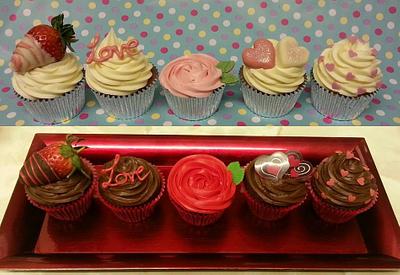 Valentine's Day Cupcakes - Cake by Tracey