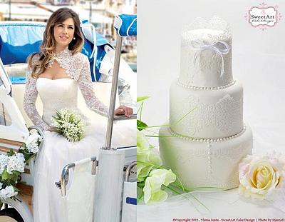 Nicole Wedding Cake - Cake by Ylenia Ionta - SweetArt Cake Design