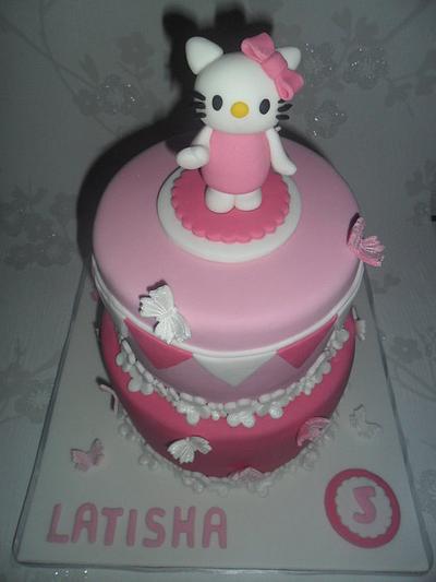 Girly very pink Hello Kitty - Cake by Rebecca Husband