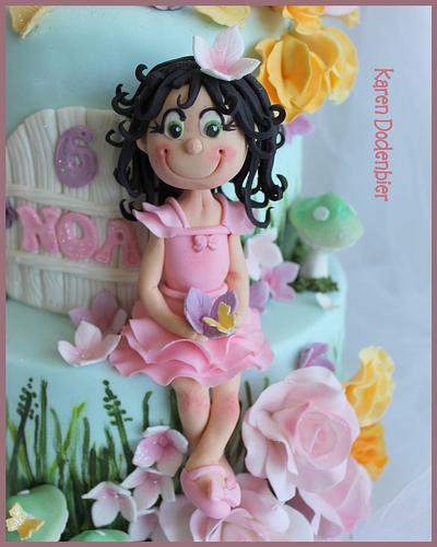 Flower Garden - Cake by Karen Dodenbier