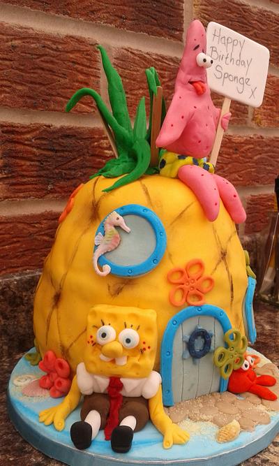 Spongebob Squarepants - Cake by Karen's Kakery