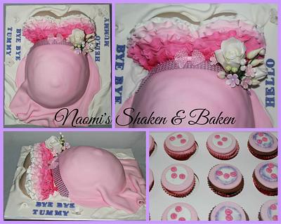 It's a Girl - Cake by Naomi's Shaken & Baken