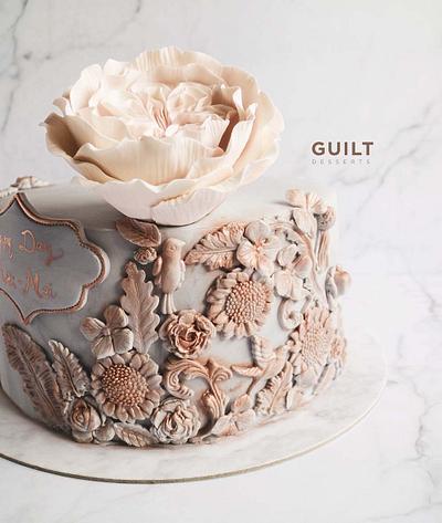 Bas Relief Cake - Cake by Guilt Desserts