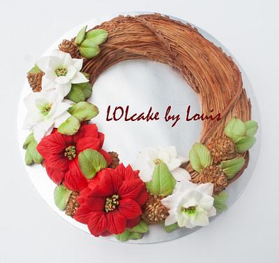 October X'mas Wreath - Cake by Louis Ng