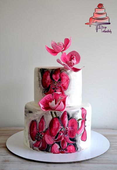 Orchidea cake - Cake by Krisztina Szalaba