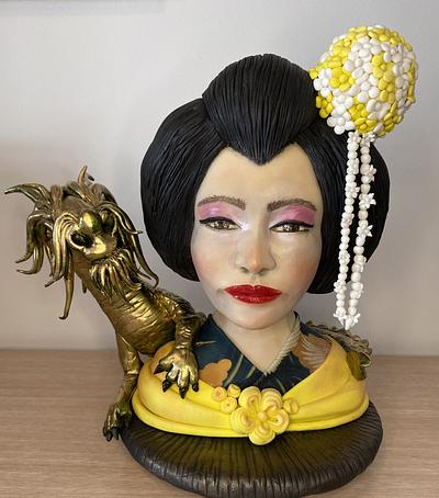 Geisha colaboración internacional Japón  - Cake by 🍩Cristina Calcagno🍰
