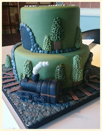 steam train cake  - Cake by marie