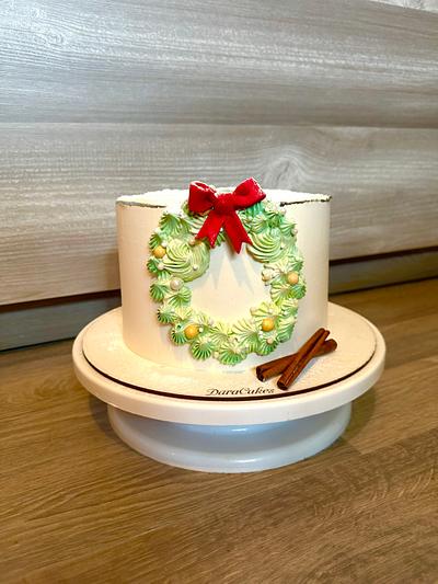 Christmas cake - Cake by DaraCakes