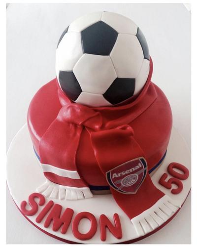 Football Cake - Cake by Sugar by Rachel