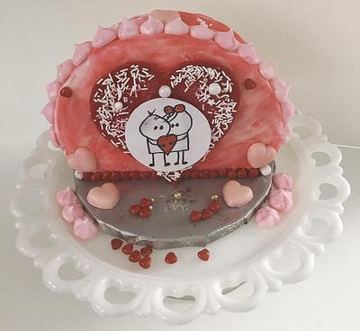 Happy Valentine’s Day  - Cake by June ("Clarky's Cakes")