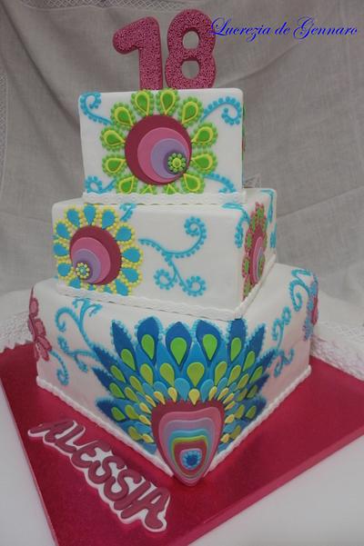 Desigual cake - Cake by sweet_sugar_crazy