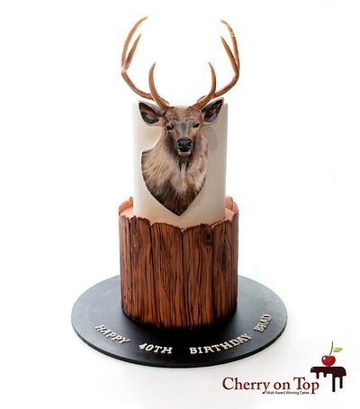 Aussie Deer Cake ﻿ - Cake by Cherry on Top Cakes