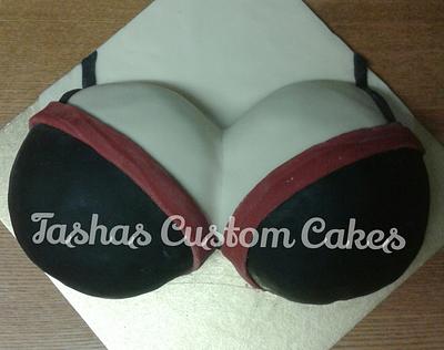 Breast wishes sexy bra cake - Cake by Tasha's Custom Cakes