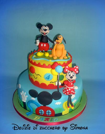 Torta Topolino , Pluto e Minnie  - Cake by Delizie di zucchero by Simona