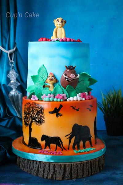 Simba lion King cake  - Cake by Rana Eid