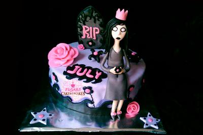 Ghostgirl Cake  - Cake by SUGARScakecupcakes