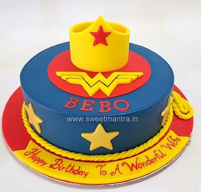 Wonder woman cake - Cake by Sweet Mantra Homemade Customized Cakes Pune