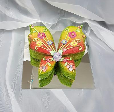 Winx Flora wings cake - Cake by Tirki