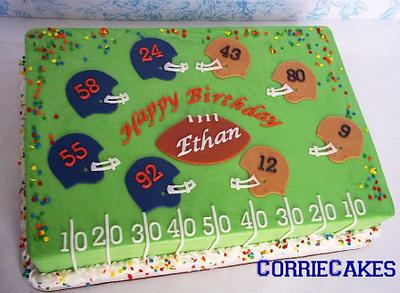 Football cake - Cake by Corrie