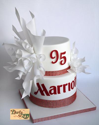 cake for celebration of hotel Marriott in Pilsen, Czech Republic - Cake by Dorty-ZPM