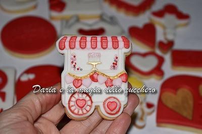 Valentine's cookies - Cake by Daria Albanese