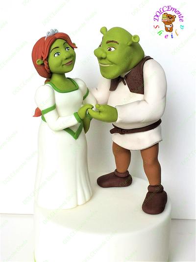 Shrek e Fiona - Cake by Sheila Laura Gallo