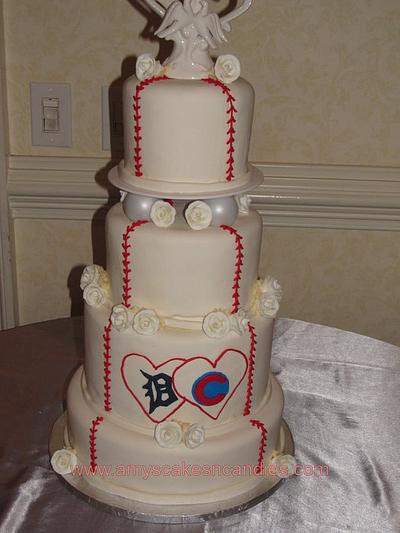 Baseball - Cake by Amy Filipoff