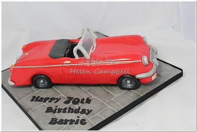 MG car cake - Cake by Helen Campbell