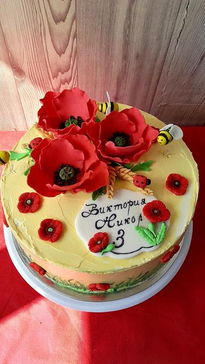 Poppy cake - Cake by Gabriela Angelova 