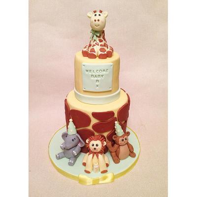 Baby Animal Baby Shower! - Cake by Beth Evans