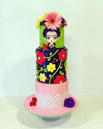 Frida Kahlo - Cake by Chica PAstel