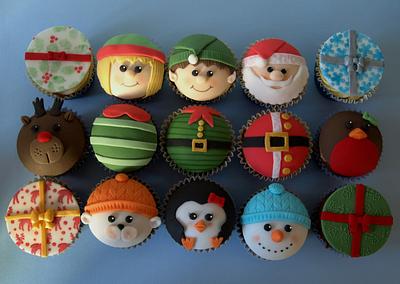 Christmas Cupcakes - Cake by Cathy's Cakes